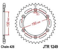 Rear sprocket JT R1249 51 Teeth