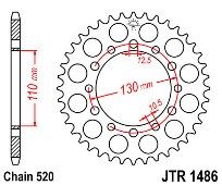 Γρανάζι πίσω JT JTR1486 41 Δόντια