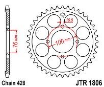 Γρανάζι πίσω JT JTR1806 56 Δόντια
