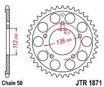 Γρανάζι πίσω JT JTR1871 48 Δόντια