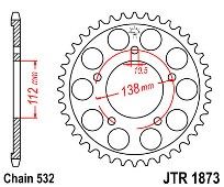 Rear sprocket JT JTR1873 48 Teeth