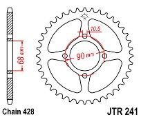 Γρανάζι πίσω JT JTR241 53 Δόντια