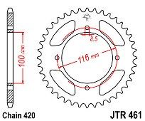 Γρανάζι JT Πίσω JTR461 49 Δόντια