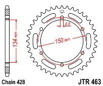 Γρανάζι JT Πίσω JTR463 50 Δόντια