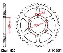 Rear sprocket JT JTR501 41 Teeth