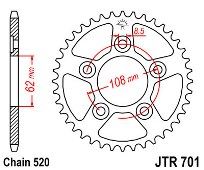 Rear sprocket JT JTR701 39 Teeth