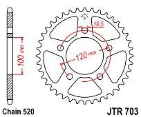 Γρανάζι JT Πίσω JTR703 40 Δόντια