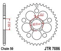 Γρανάζι JT Πίσω JTR7086 48 Δόντια
