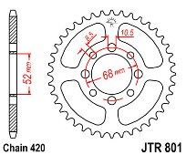 Rear sprocket JT JTR801 32-37 Teeth