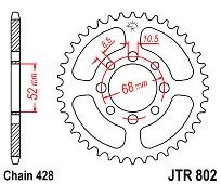 Γρανάζι JT Πίσω JTR802 42 Δόντια