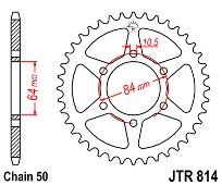 Γρανάζι JT Πίσω JTR814 44 Δόντια