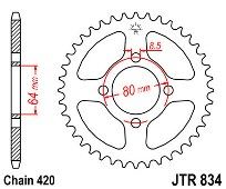 Rear sprocket JTR834 37-39 Teeth