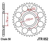 Γρανάζι JT Πίσω JTR852 41 Δόντια