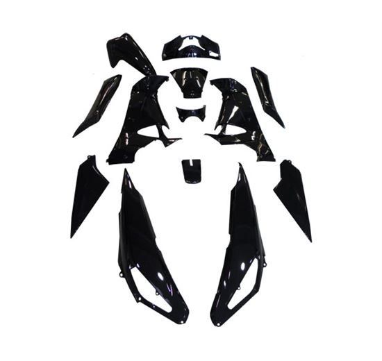 Fairing Kit Black Honda Innova 125i 13 Pieces