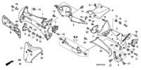 Κουστούμι Πλαστικών Γνήσιο σετ HONDA ANF125 - INNOVA 125 INJECTION