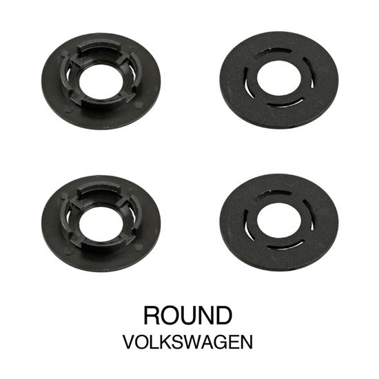 Lampa Mat fixing clips, 4 pcs set - Round - Volkswagen