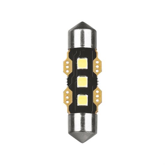 Lampa λαμπάκια πλαφονιέρας 12V 11x36mm 130/110lm 6.500K διπλής πολικότητας led ultra-lumen series 1τεμ.