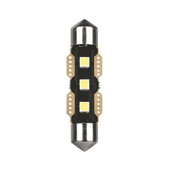 Lampa Λαμπάκια Πλαφονιέρας 12V 11x41mm 150/130lm 6.500K Διπλής Πολικότητας LED 1ΤΕΜ.
