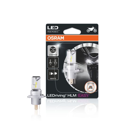 LED H4 12V19W P43T 6500K Ledriving HLM Easy