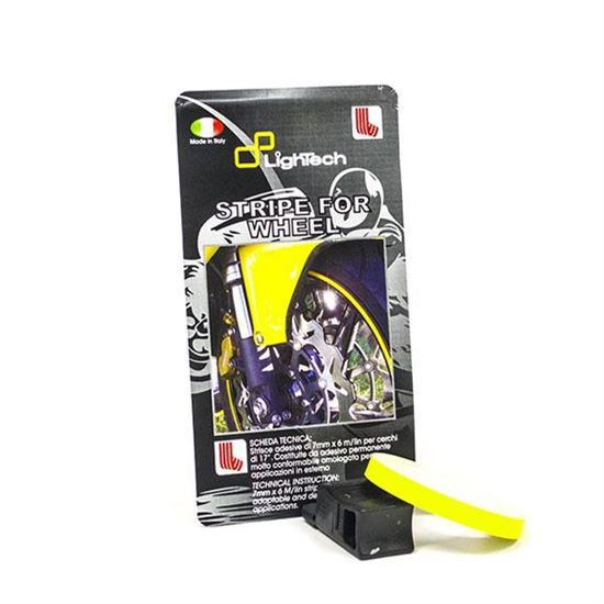Wheel Sticker Lightech Racing Yellow