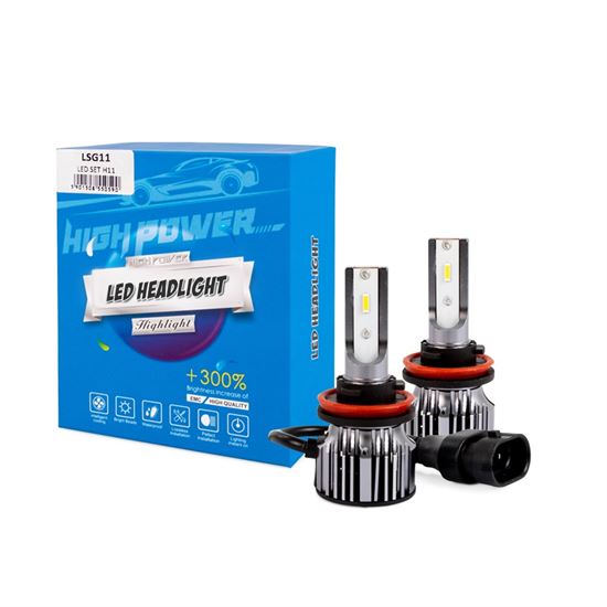 Σετ Λάμπες LED MTech H11 12>24V 6.500K 5.000lm 50W +300% 2 ΤΕΜ.
