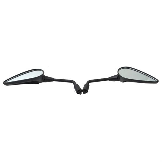 Mirrors set motorcycle & scooter QY188H 10mm black
