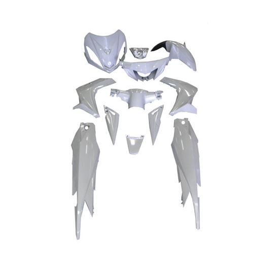Fairing Set White Yamaha Crypton 135 L/C