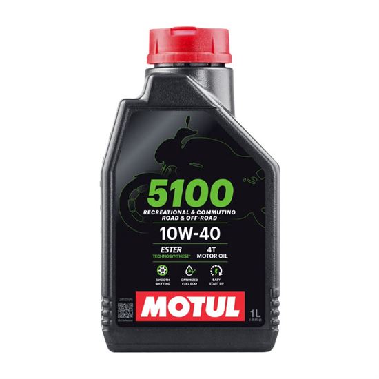Λάδι κινητήρα μοτοσυκλέτας MOTUL 5100 10W-40 MA2 1L