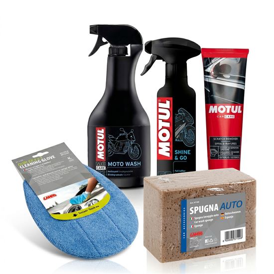 Motul MC Care Clean Set Sponge Glove