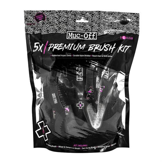 Βούρτσες Καθαρισμού Κιτ Muc Off Brush 5x