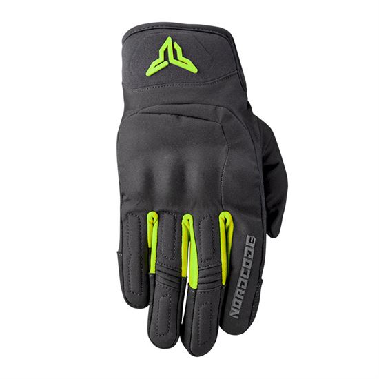 Γάντια Μηχανής Nordcode Glenn Evo Μαύρα - Fluo