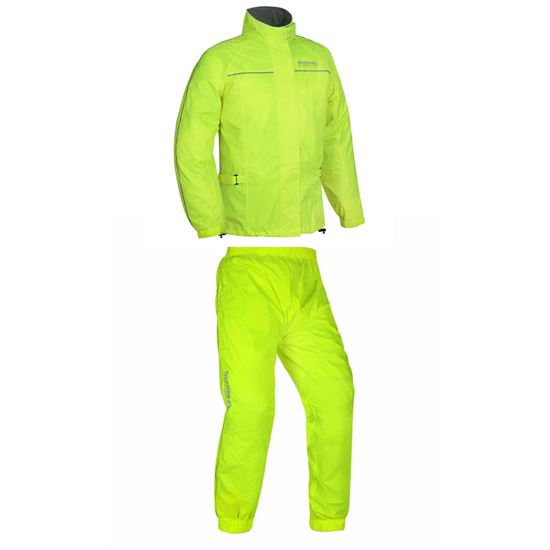 Raincoat Set Oxford Yellow Fluo