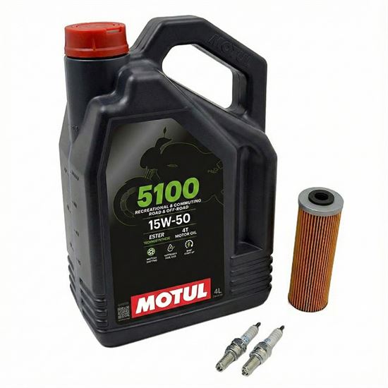 Πακέτο 2 ανταλλακτικών για KTM 950SM MOTUL 5100 15W-50