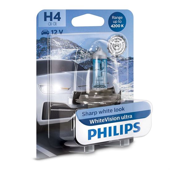 Philips H4 12V60W-55 White Vision Ultra 4200K
