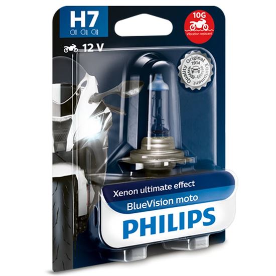 Λάμπα Philips white bright moto H7 12V 55W