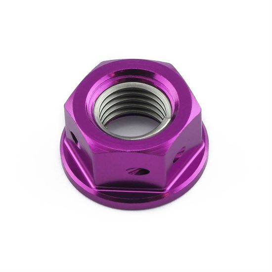 Pro-Bolt Παξιμάδι Διάτρητο Για Γρανάζια M10x(1.25mm) Μωβ