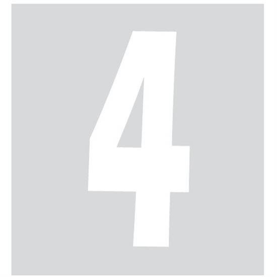 Lampa Spell-It, Adhesive number (140x65 mm) - White - 4