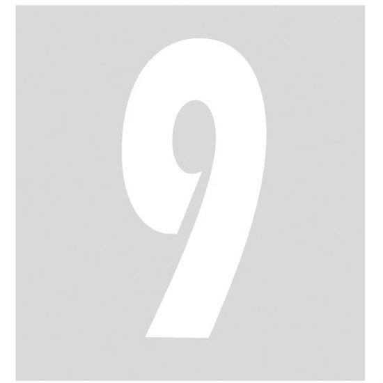 Lampa Spell-It, Adhesive number (140x65 mm) - White - 9