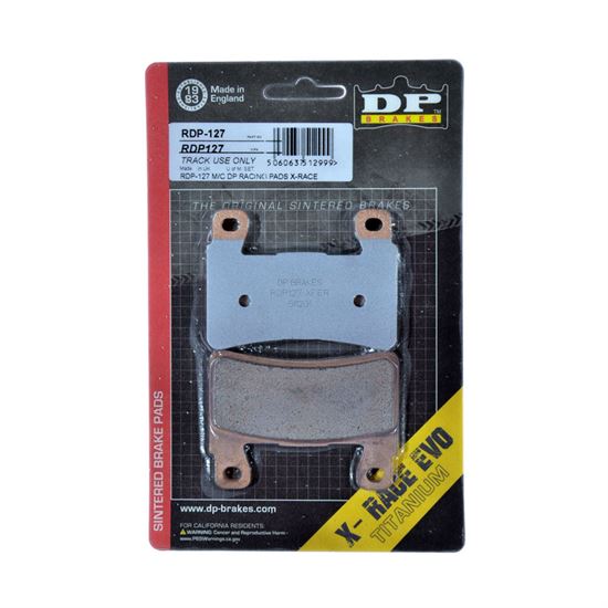 DP Brakes Front Brakes Pad RDP X-Race Titanium RDP127 Sintered Metal