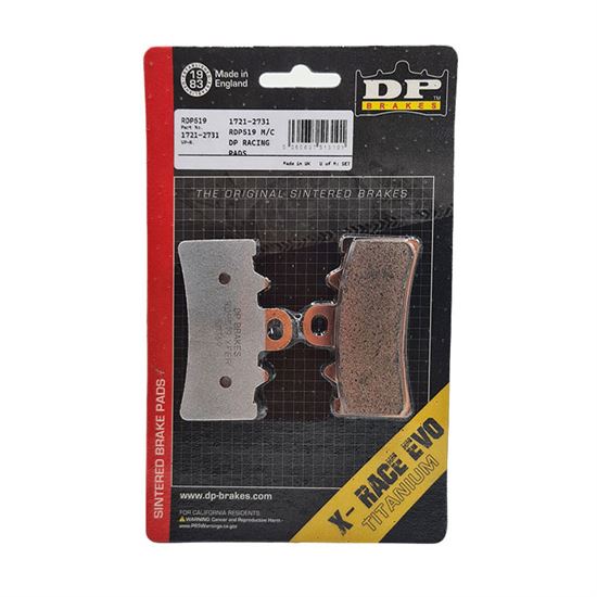 DP Brakes Front Brakes Pad RDP X-Race Titanium RDP519 Sintered Metal