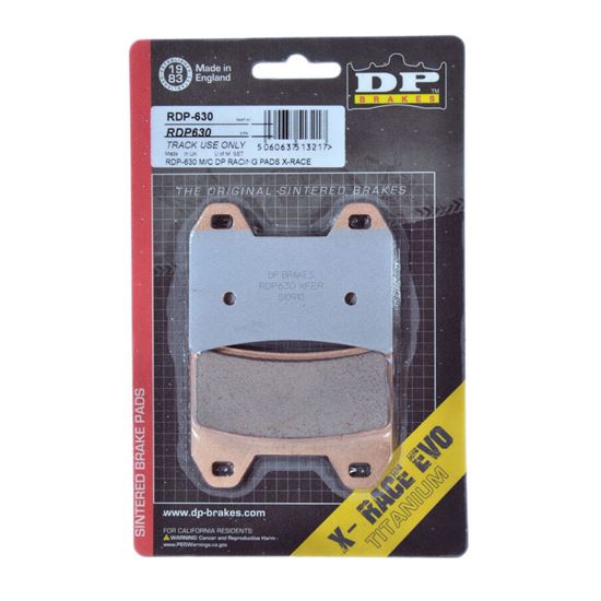 DP Brakes Front Brakes Pad RDP X-Race Titanium RDP630 Sintered Metal