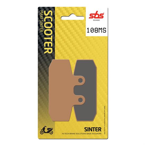 Motorcycle Brake pads SBS 108MS FA256 MAXI SCOOTER SINTER 250-600CC