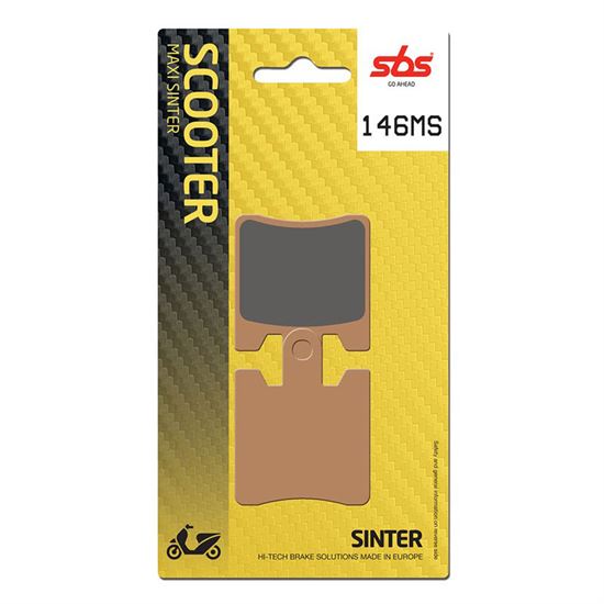 Motorcycle Brake pads SBS 146MS FA283 MAXI SCOOTER 250-600CCM