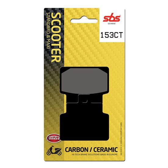 Motorcycle Brake pads SBS 153CT FA301 MAXI SCOOTER 125-249CCM