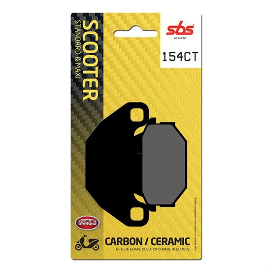 Motorcycle Brake pads SBS 154CT FA305 MAXI SCOOTER 125-249CCM