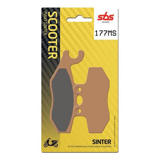 Τακάκια μοτοσυκλετών SBS 177MS FA353 MAXI SCOOTER 250-600CCM