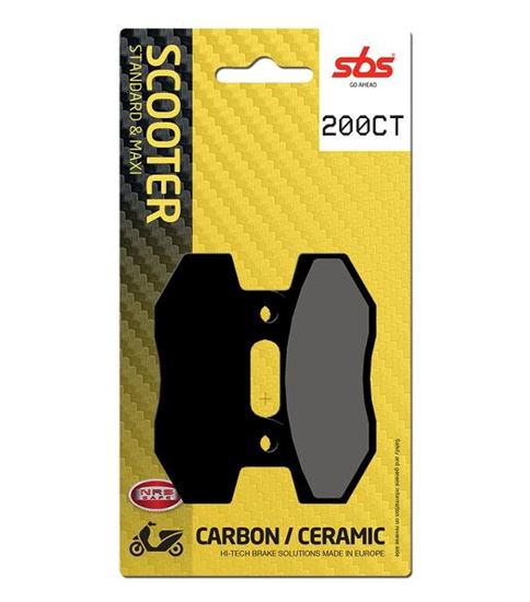Motorcycle Brake pads SBS 200CT FA86 MAXI SCOOTER 125-249CCM