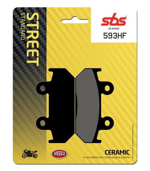 Τακάκια μοτοσυκλετών SBS 593HF FA121 STD FR/RR
