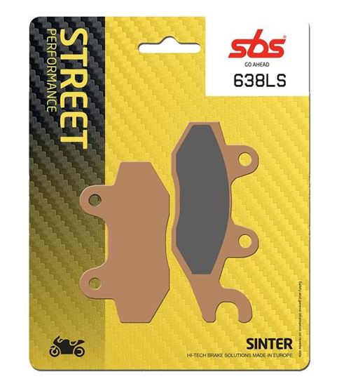 Τακάκια μοτοσυκλετών SBS 638LS FA165-FA215 RR