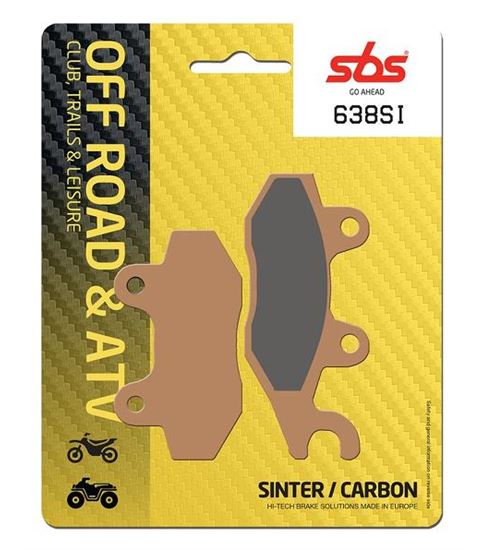 Motorcycle Brake pads SBS 638SI FA165-FA215 MX ATV